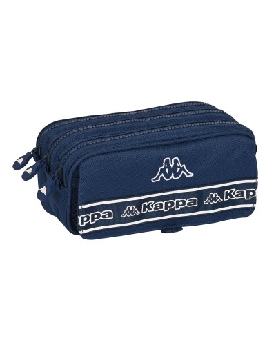 Tredubbel Carry-all Kappa Navy Marinblå (21,5 x 10 x 8 cm)