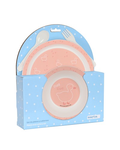 Kinderservies Safta Patito (4 Onderdelen)