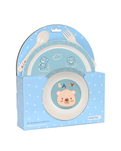Kinderservies Safta Baby bear (4 Onderdelen)