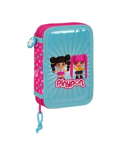 Tuplapenaali Pinypon Sininen Pinkki 12.5 x 19.5 x 4 cm (28 Kappaletta)