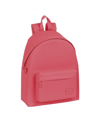 Zaino Scuola Safta Marsala 33 x 42 x 15 cm Rosso Granato
