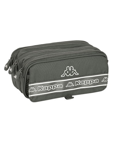Tredubbel Carry-all Kappa 21,5 x 10 x 8 cm Grå