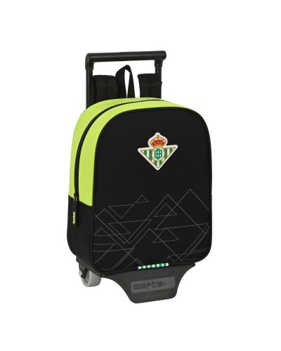 Trolley per la Scuola Real Betis Balompié Nero Lime 22 x 27 x 10 cm