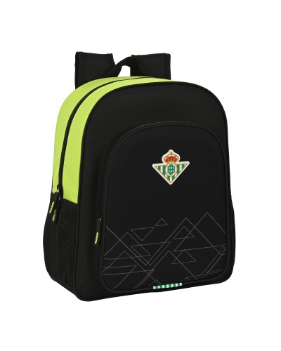 Cartable Real Betis Balompié 32 x 38 x 12 cm Noir Citron