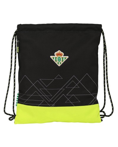 Sac à dos serré par des ficelles Real Betis Balompié Noir Citron