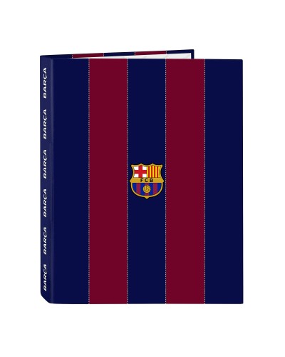 Carpeta de anillas F.C. Barcelona Rojo Azul marino A4 26.5 x 33 x 4 cm