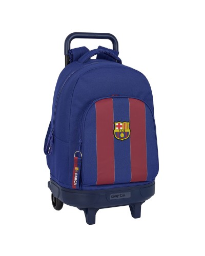 Cartable à roulettes F.C. Barcelona Rouge Blue marine 33 X 45 X 22 cm