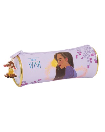 Astuccio Scuola Cilindrico Wish Lilla 20 x 7 x 7 cm