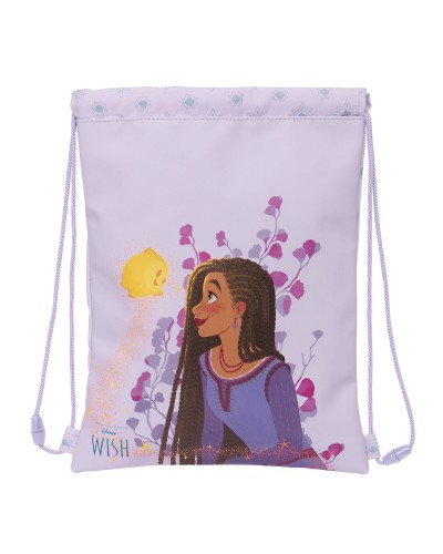 Mochila Saco Infantil Wish Lila 26 x 34 x 1 cm