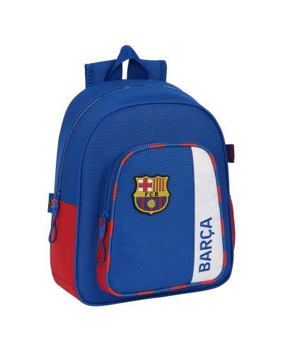 School Bag F.C. Barcelona Blue Maroon 27 x 33 x 10 cm