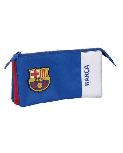Portaoggetti Doppio F.C. Barcelona Azzurro Rosso Granato 22 x 12 x 3 cm