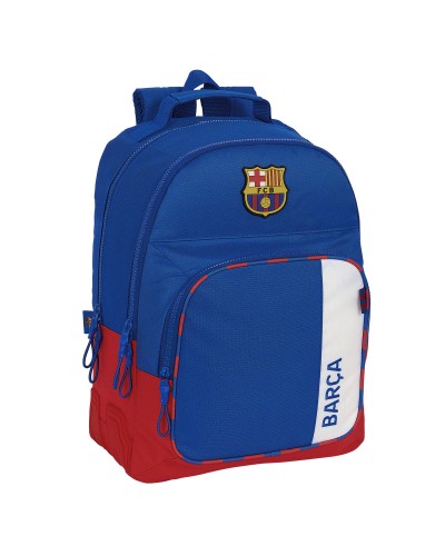 Skolryggsäck F.C. Barcelona Blå Rödbrun 32 x 42 x 15 cm