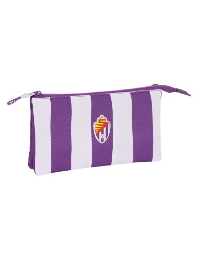 Pennenetui met 2 vakken Real Valladolid C.F. Paars 22 x 12 x 3 cm