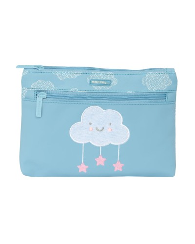 Trousse d'écolier Safta Nube Nuages Bleu 23 x 16 x 3 cm