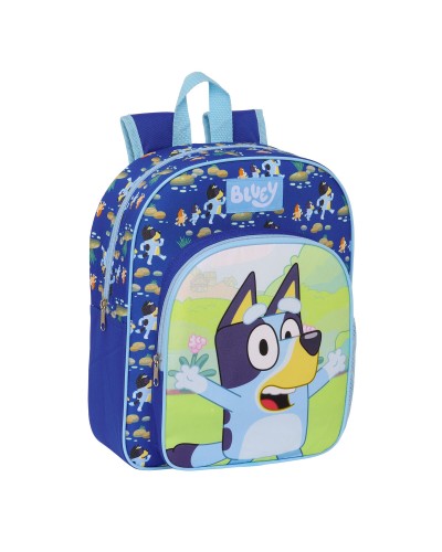 School Bag Bluey Navy Blue 28 x 34 x 10 cm