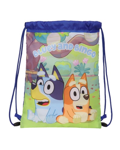 Backpack with Strings Bluey Navy Blue 26 x 34 x 1 cm