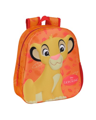 3D-Kinderrugzak The Lion King Oranje 27 x 33 x 10 cm