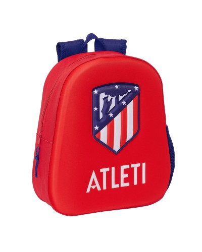 3D-schoolrugzak Atlético Madrid Rood 27 x 33 x 10 cm