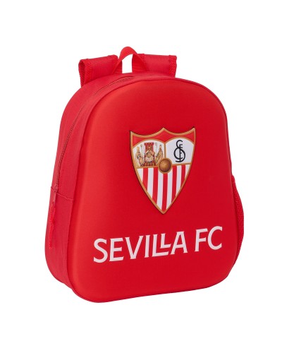 Sac à dos enfant 3D Sevilla Fútbol Club Rouge 27 x 33 x 10 cm