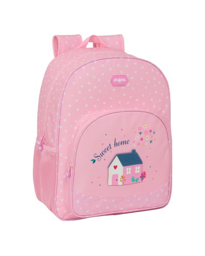 Zaino Scuola Glow Lab Sweet home Rosa 33 x 42 x 14 cm