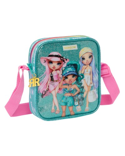 Bolso Bandolera Rainbow High Paradise Turquesa 16 x 18 x 4 cm