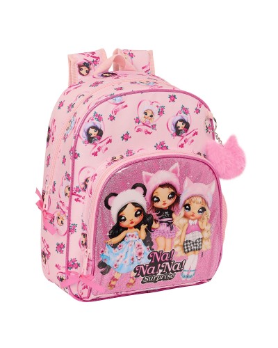 School Bag Na!Na!Na! Surprise Fabulous Pink 28 x 34 x 10 cm