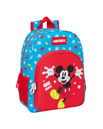 Schoolrugzak Mickey Mouse Clubhouse Fantastic Blauw Rood 33 x 42 x 14 cm