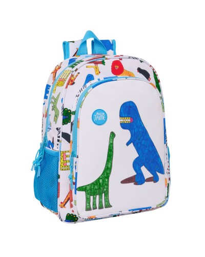 Schulrucksack Algo de Jaime Weiß 33 x 42 x 14 cm