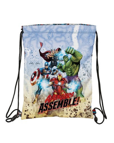Sac à dos serré par des ficelles The Avengers Forever Multicouleur 26 x 34 x 1 cm