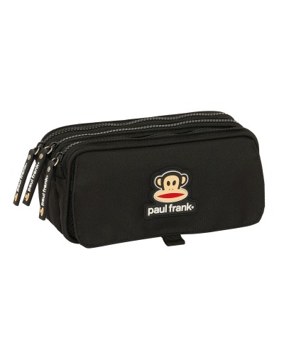 Zweifaches Mehrzweck-Etui Paul Frank Join the fun Schwarz 21,5 x 10 x 8 cm