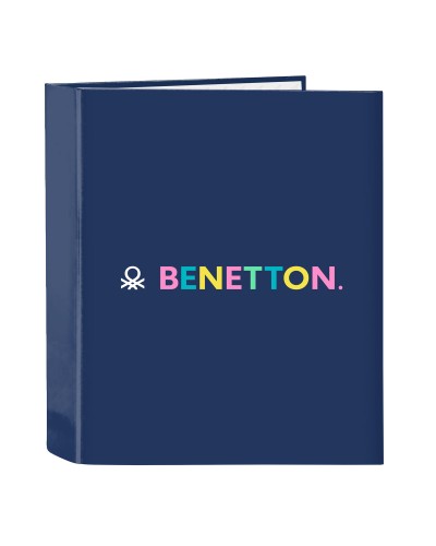 Rengaskansio Benetton Cool Laivastonsininen A4 27 x 33 x 6 cm