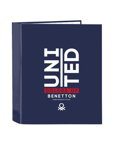 Ringbuch Benetton Varsity Marineblau A4 27 x 33 x 6 cm