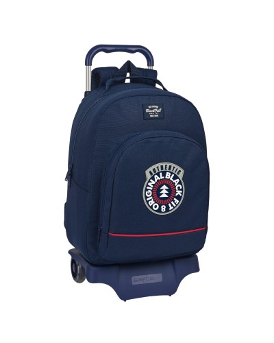 Mochila Escolar con Ruedas BlackFit8 Azul marino 32 x 42 x 15 cm