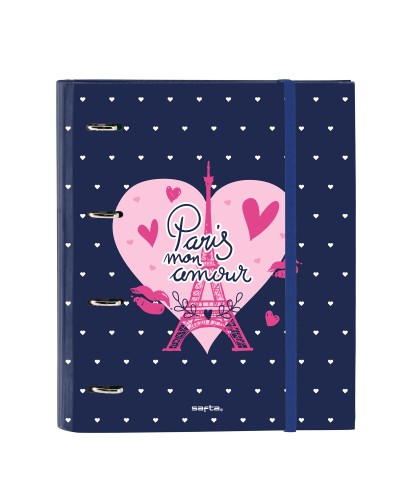 Rengaskansio Safta Paris Pinkki Laivastonsininen 27 x 32 x 3.5 cm