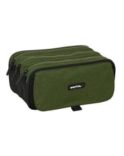 Triple Carry-all Safta Dark forest Black Green 21,5 x 10 x 8 cm