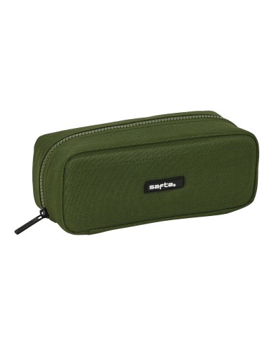 Estuche Escolar Safta Dark forest Negro Verde 21 x 8 x 8 cm