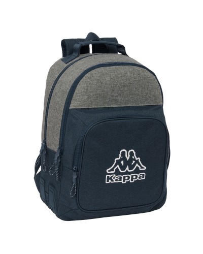 Cartable Kappa Dark navy Gris Blue marine 32 x 42 x 15 cm