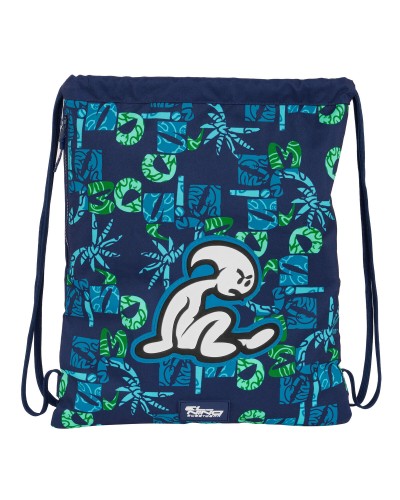 Bolsa Mochila con Cuerdas El Niño Glassy Azul marino 35 x 40 x 1 cm