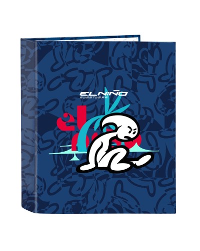 Ringbuch El Niño Paradise Marineblau A4 27 x 33 x 6 cm