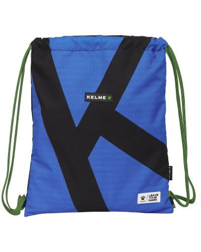 Backpack with Strings Kelme Royal Blue Black 35 x 40 x 1 cm