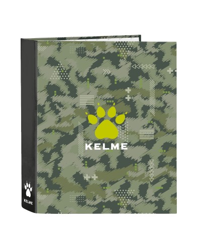 Ringpärm Kelme Travel Svart Grön A4 27 x 33 x 6 cm