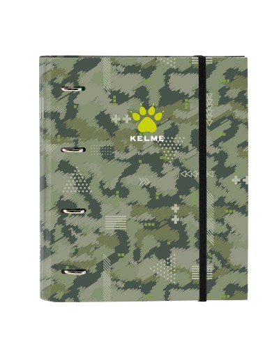 Ringmap Kelme Travel Zwart Groen 27 x 32 x 3.5 cm