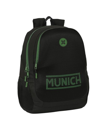 Zaino Scuola Munich Caviar Nero 32 x 44 x 16 cm