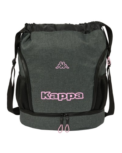 Ryggsäck till barn Kappa Silver pink Grå 35 x 40 x 1 cm