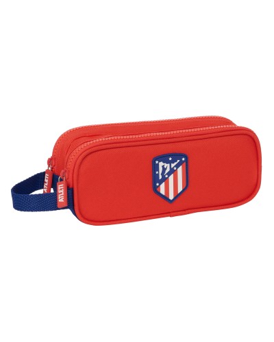Pennenetui met 2 vakken Atlético Madrid Blauw Rood 21 x 8 x 6 cm