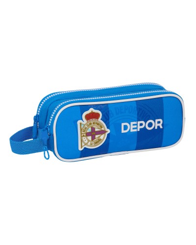 Double Carry-all R. C. Deportivo de La Coruña Blue 21 x 8 x 6 cm