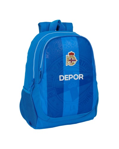 Cartable R. C. Deportivo de La Coruña Bleu 32 x 44 x 16 cm