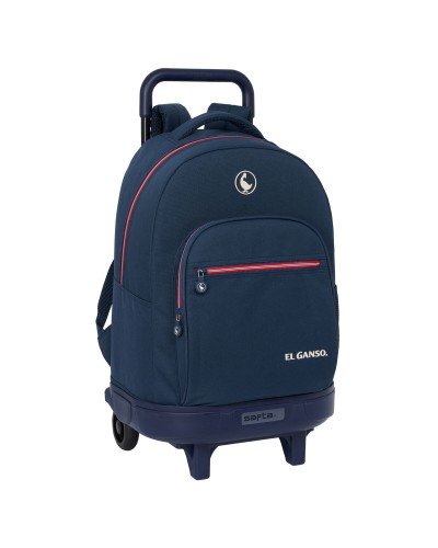 Schulrucksack mit Rädern El Ganso Classic Marineblau 33 X 45 X 22 cm