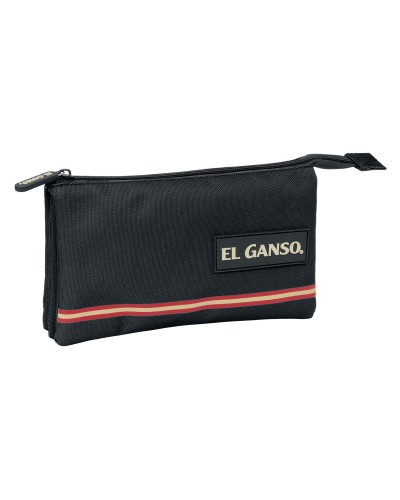 Triple Carry-all El Ganso Black 22 x 12 x 3 cm