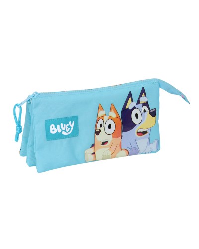 Triple Carry-all Bluey Sky blue 22 x 12 x 3 cm